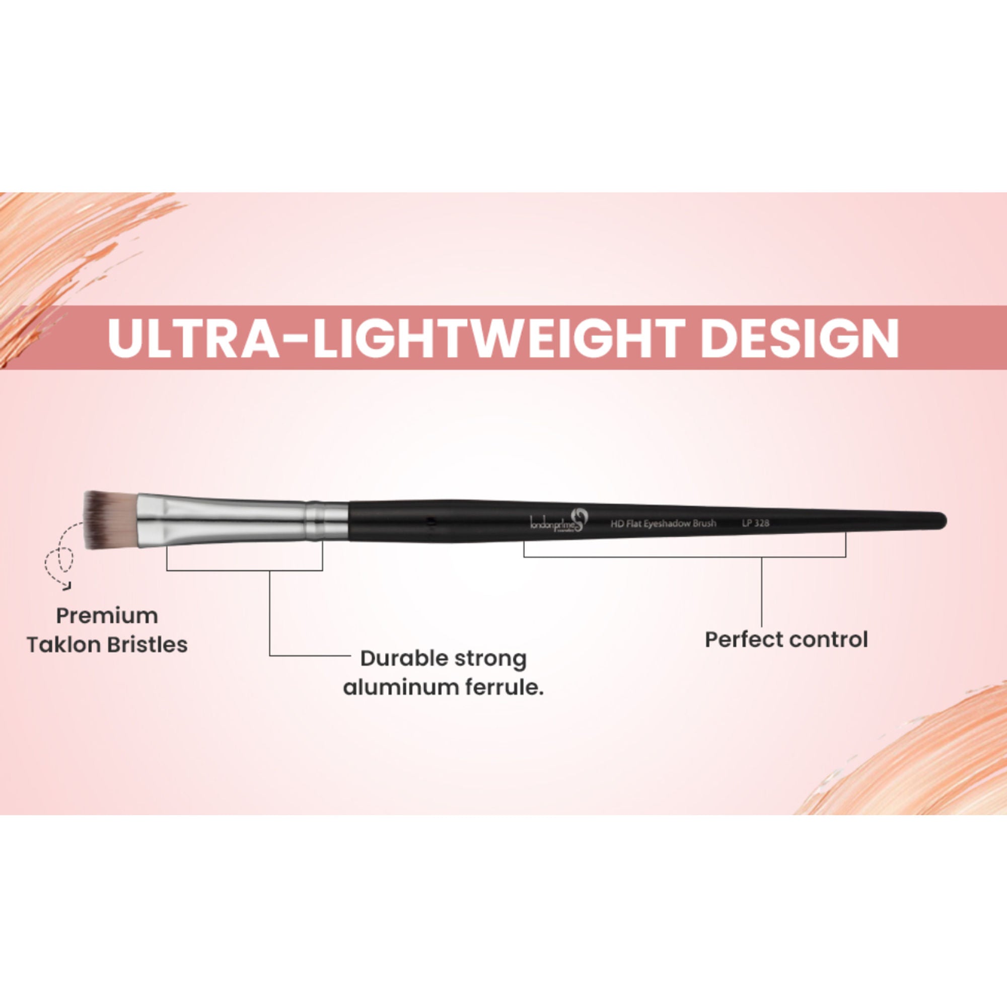 London Prime HD Flat Eyeshadow Brush   LP328 ( Formerly London Pride Cosmetics )