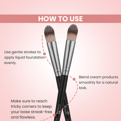 London Prime HD Small Foundation BrushLP329 ( Formerly London Pride Cosmetics )