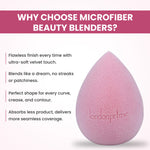 Thumbnail for London Prime Microfiber Velvet Sponge   Cameo Pink ( Formerly London Pride Cosmetics )