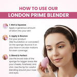 Thumbnail for London Prime Microfiber Velvet Sponge   Cameo Pink ( Formerly London Pride Cosmetics )