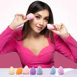 Thumbnail for London Prime Microfiber Velvet Sponge   Cameo Pink ( Formerly London Pride Cosmetics )