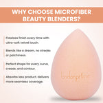 Thumbnail for London Prime Microfiber Velvet Sponge   Orange ( Formerly London Pride Cosmetics )