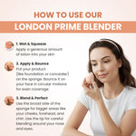 Thumbnail for London Prime Microfiber Velvet Sponge   Orange ( Formerly London Pride Cosmetics )