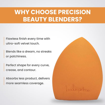 London Prime Precision Beauty Blender   Orange ( Formerly London Pride Cosmetics )