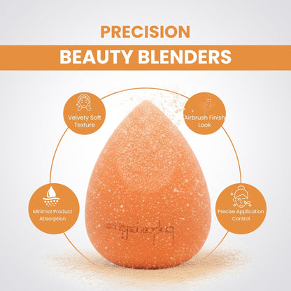 London Prime Precision Beauty Blender   Orange ( Formerly London Pride Cosmetics )