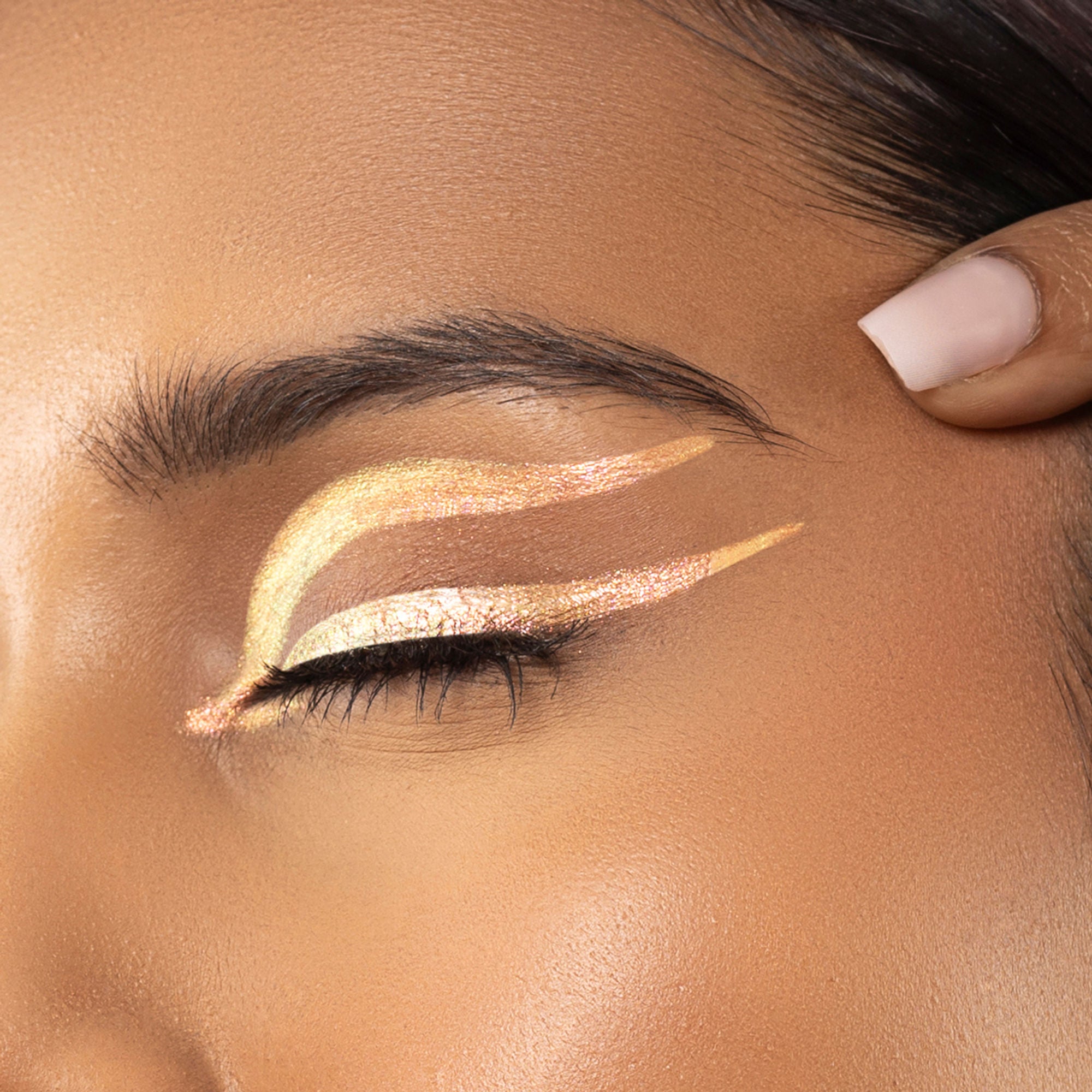 PAC Studio Duo Chrome Eye Pencil - Champagne - Distacart