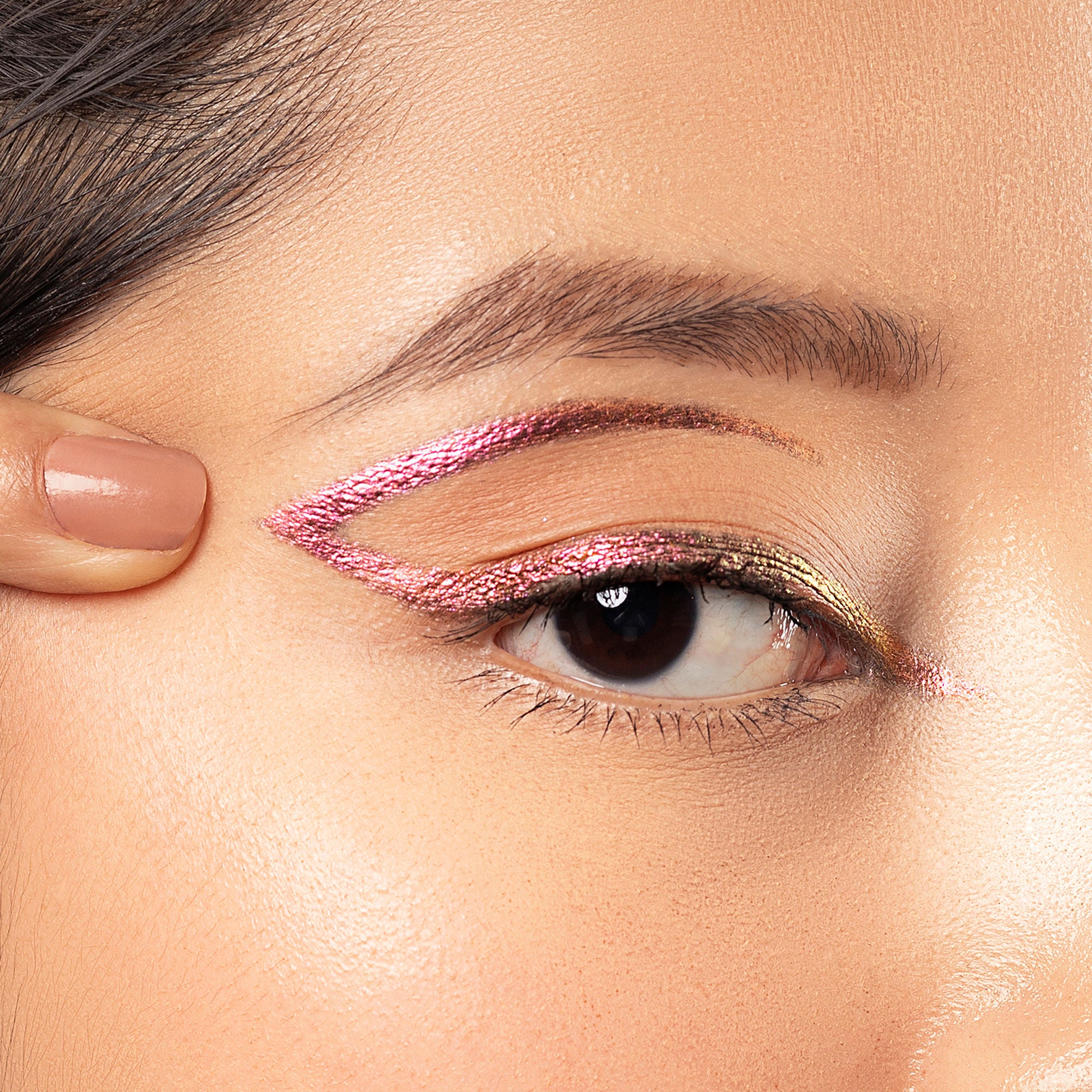 PAC Studio Duo Chrome Eye Pencil - Copper - Distacart