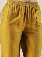 Thumbnail for Anouk V-Neck Three-Quarter Sleeves Panelled Kurta with Trousers