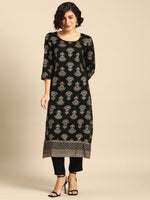 Thumbnail for Anouk Women Ethnic Motifs Printed Regular Kurta With Trousers - Distacart