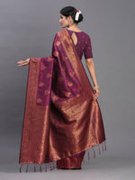 Thumbnail for Astita Silk Purple Saree