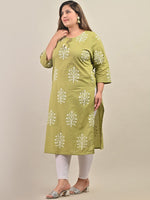 Thumbnail for Swasti Floral Printed Cotton Kurta