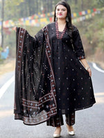 Thumbnail for Kalini Embroidered Regular Thread Work Kurta with Trousers & Dupatta