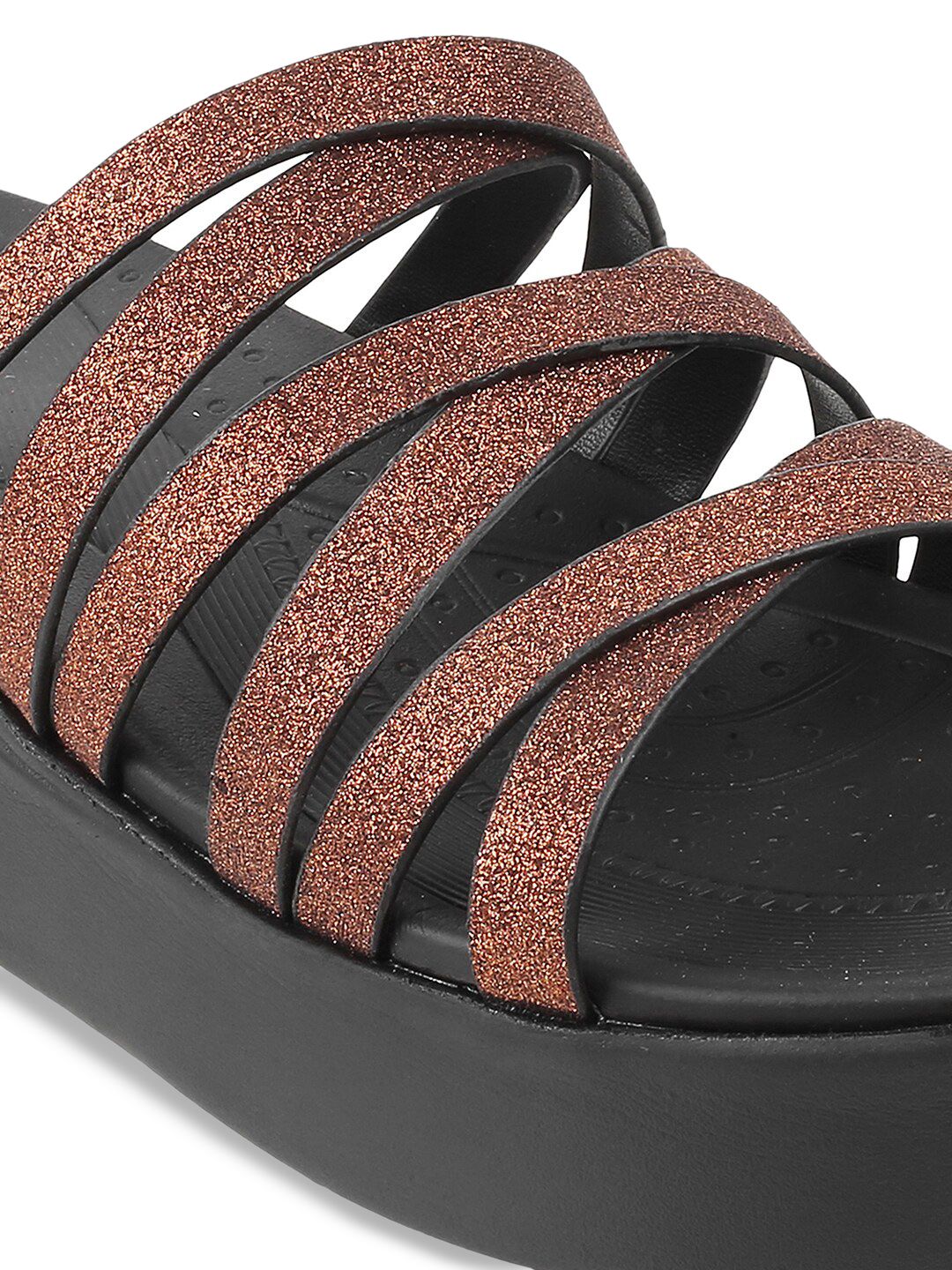 Metro Strappy Open Toe Flatform Heels