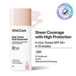 Thumbnail for Wishcare Daily Fluid Tinted Sunscreen SPF50PA++++ - L101