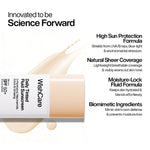 Thumbnail for Wishcare Daily Fluid Tinted Sunscreen SPF50PA++++ - L102 - Dista