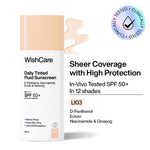 Thumbnail for Wishcare Daily Fluid Tinted Sunscreen SPF50PA++++ - L103