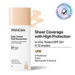 Thumbnail for Wishcare Daily Fluid Tinted Sunscreen SPF50PA++++ - L104
