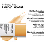 Thumbnail for Wishcare Daily Fluid Tinted Sunscreen SPF50PA++++ - M202