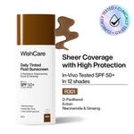 Thumbnail for Wishcare Daily Fluid Tinted Sunscreen SPF50PA++++ - R301