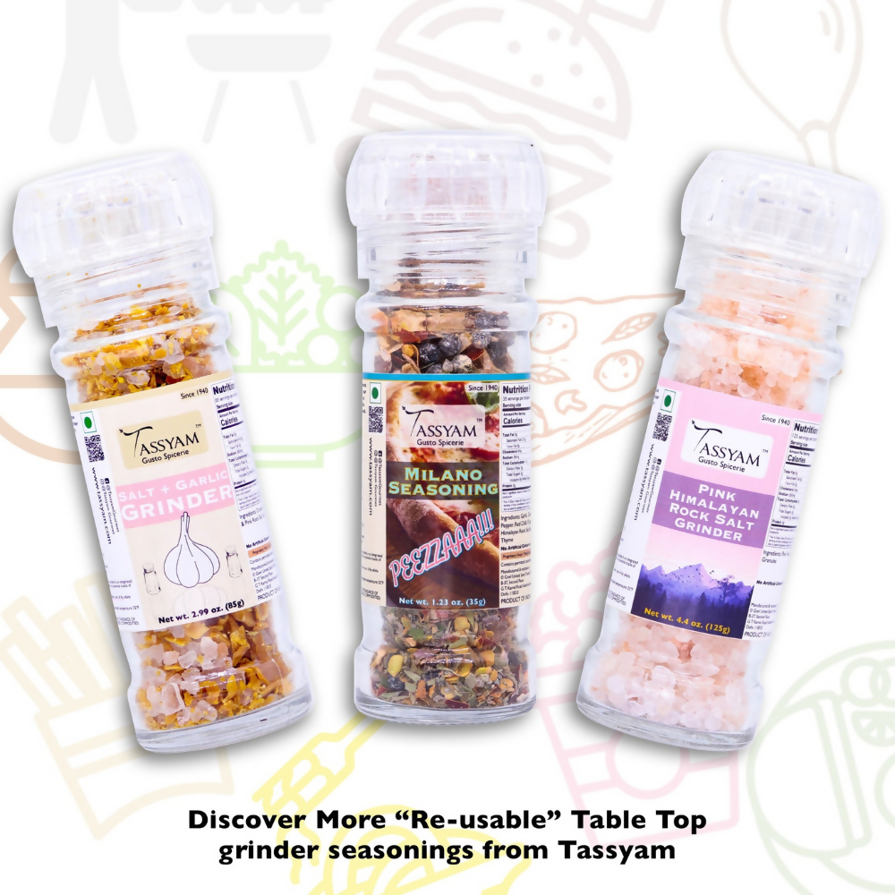 Tassyam Organics White Pepper Grinder Bottle - Distacart