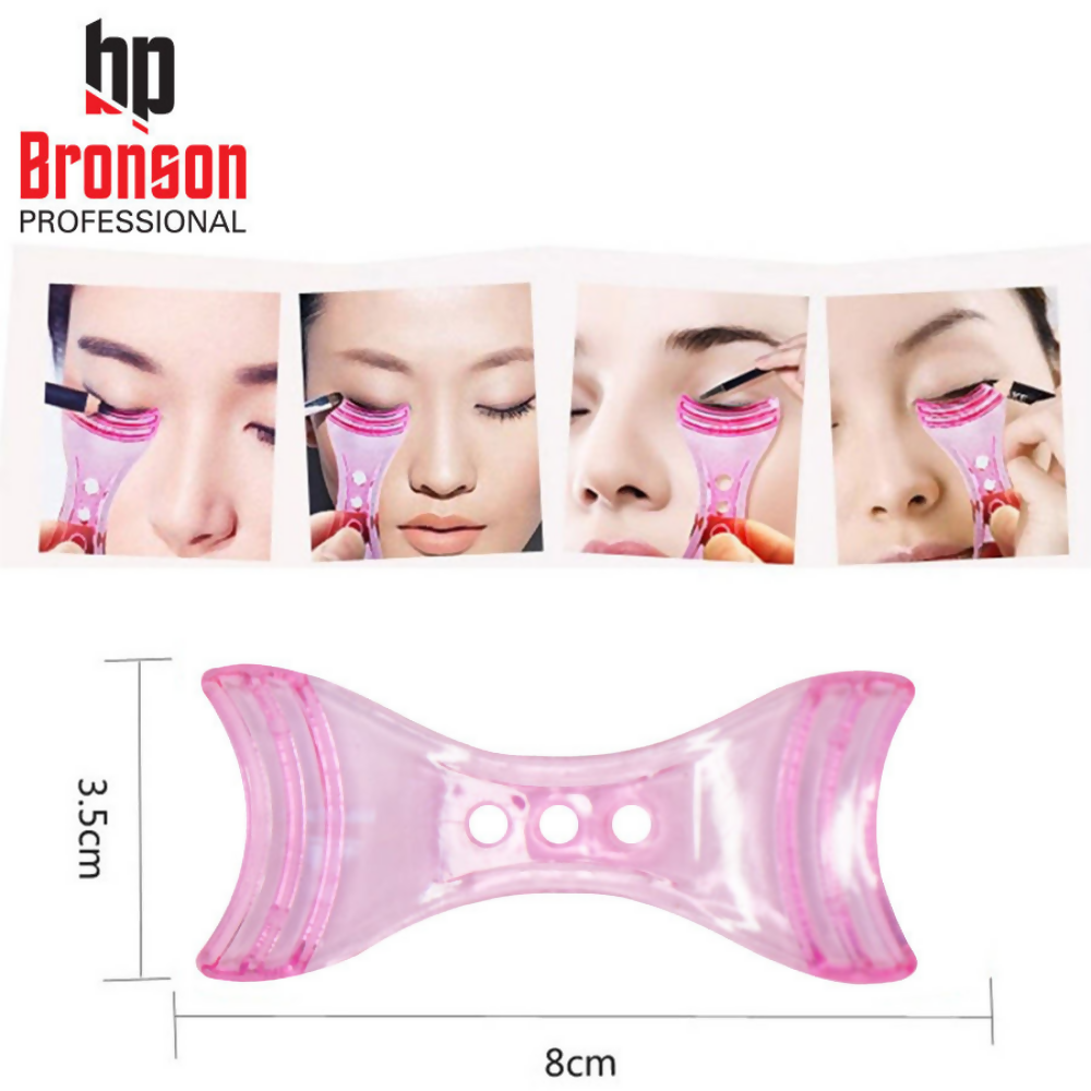 Bronson Professional Eyeliner Guide Stencil Reusable Makeup Guide Template Shaper - Dista