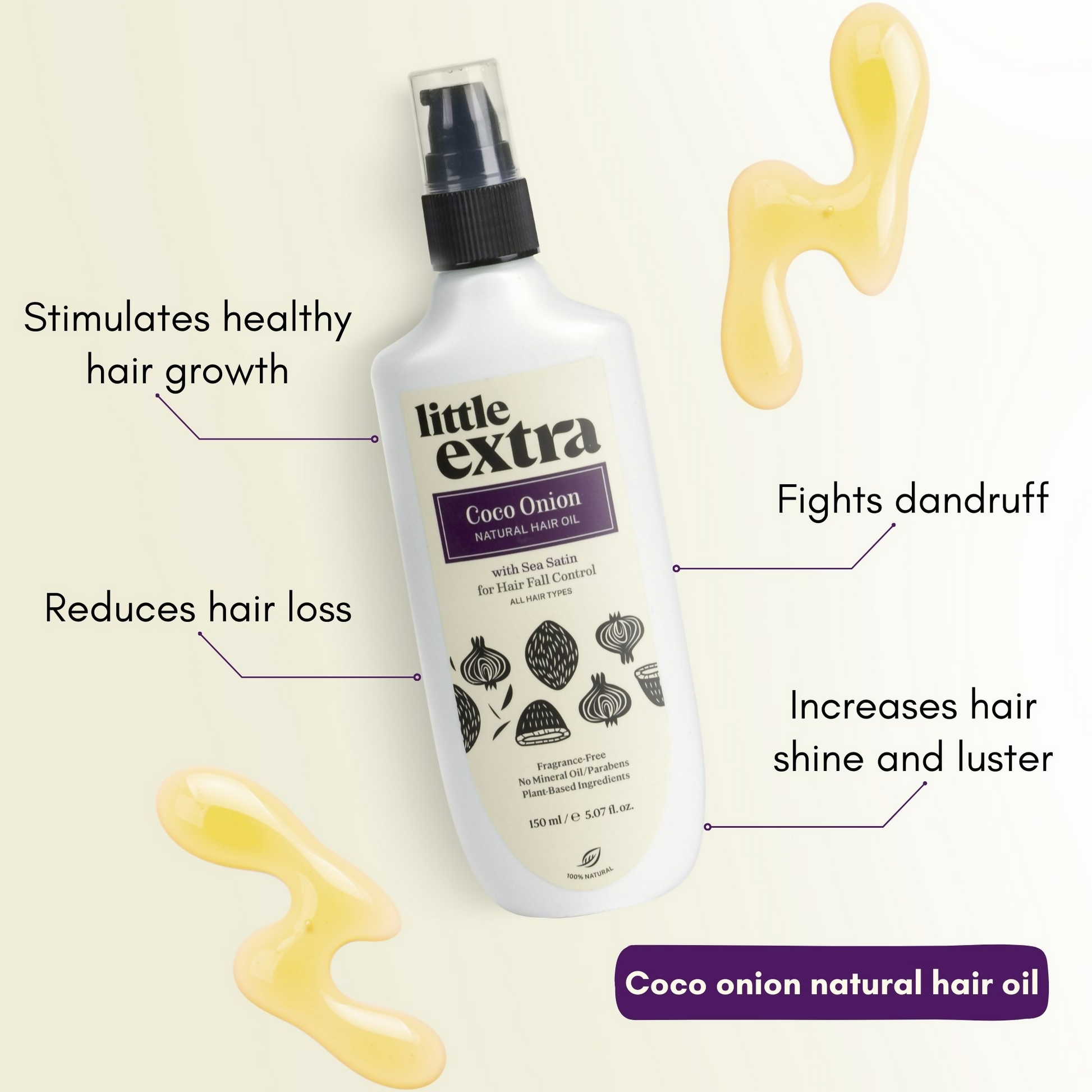 Little Extra Coco Onion Anti Hair Fall Kit - Distacart