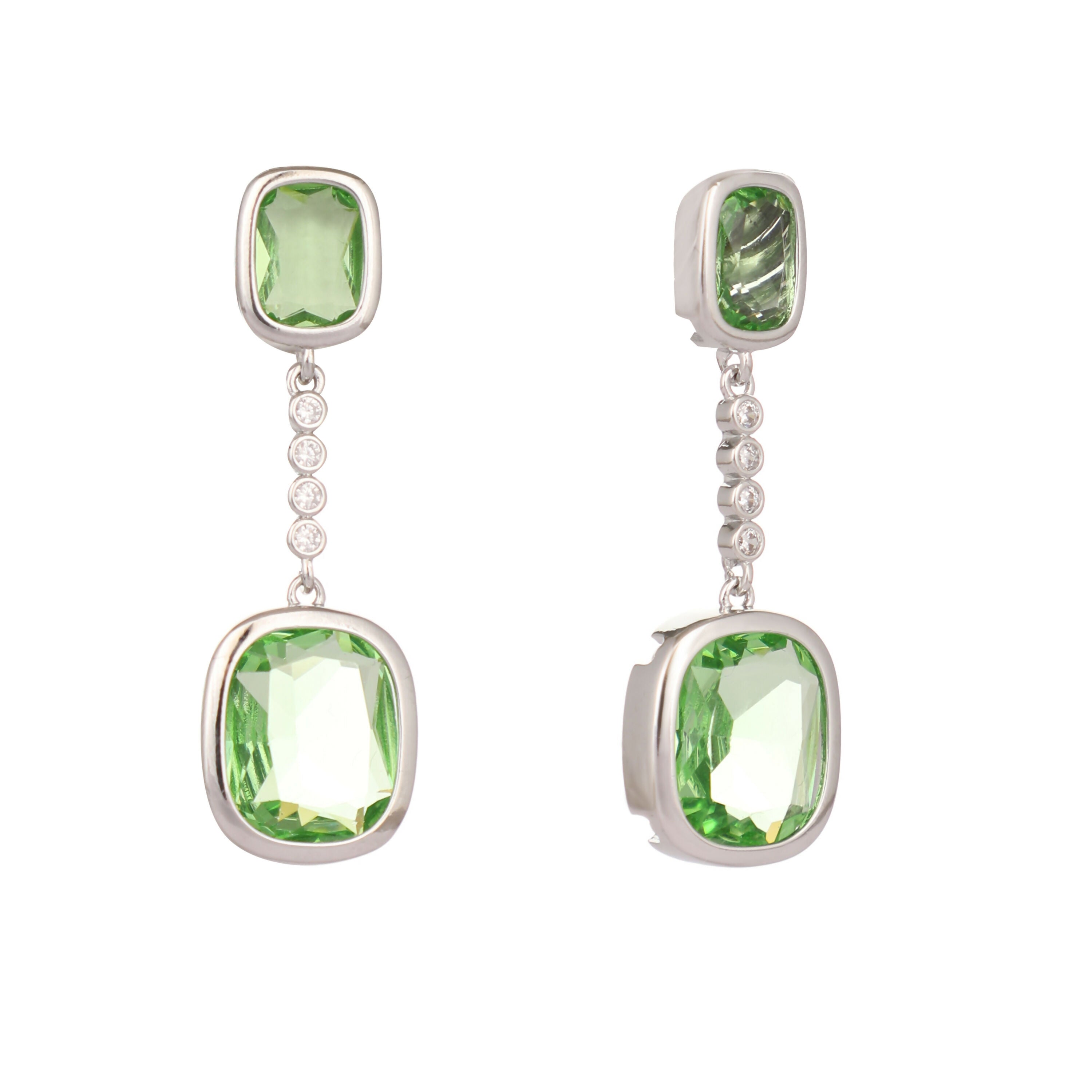 Nuyug Green Luxe Cascades Anti Tarnish Earrings