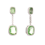 Thumbnail for Nuyug Green Luxe Cascades Anti Tarnish Earrings