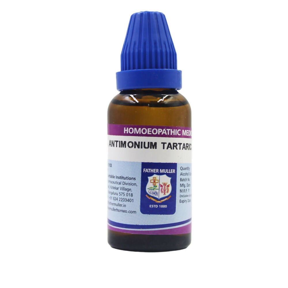 Father Muller Antimonium Tartaricum Dilution - Distacart