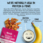 Thumbnail for Troovy Healthy Masala Vegetable Chips Tasty & High Protein Snacks - Distacart