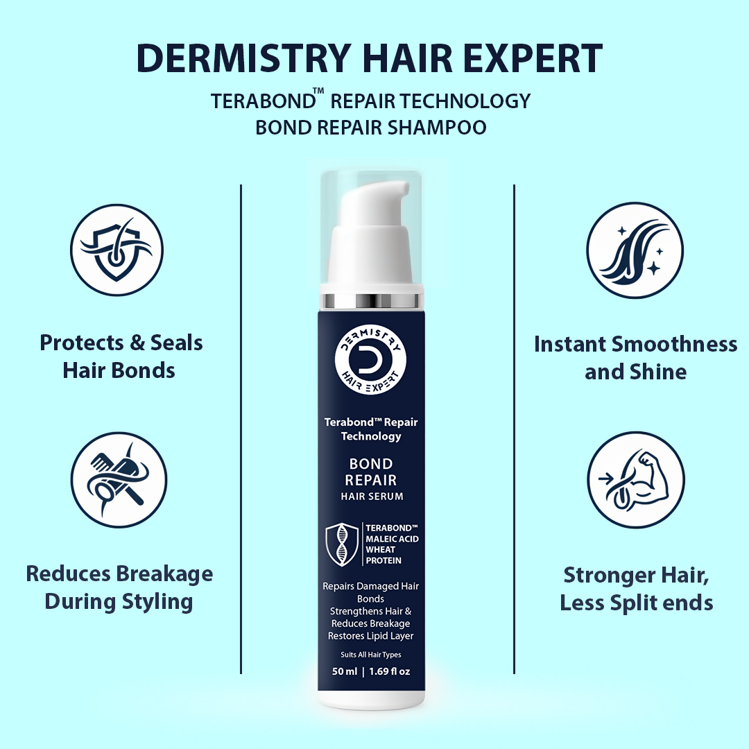 Dermistry Bond Repair Hair Mask & Serum with TeraBond Maleic Acid & Protein - Distacart