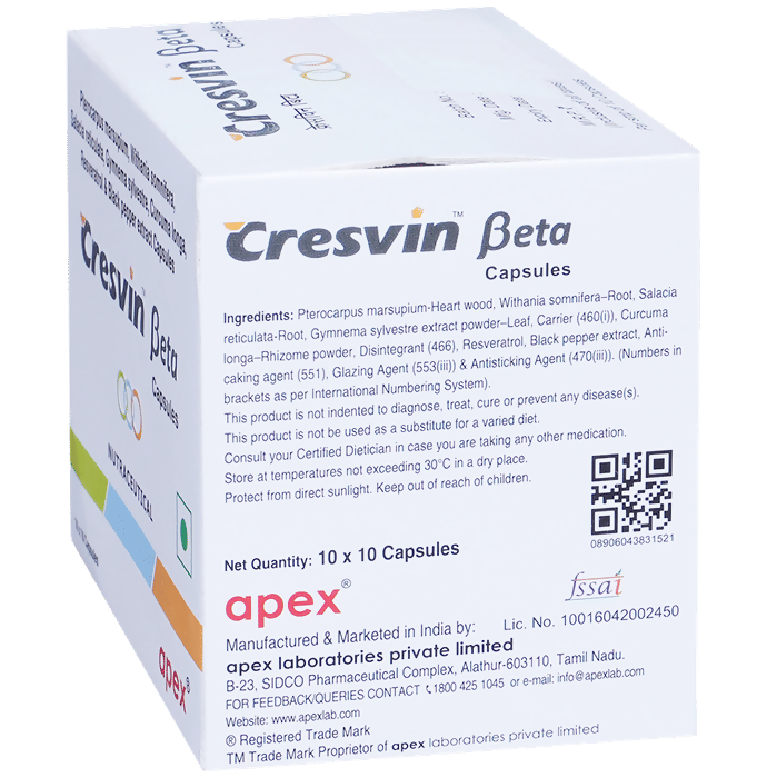 Apex Cresvin Beta Capsules