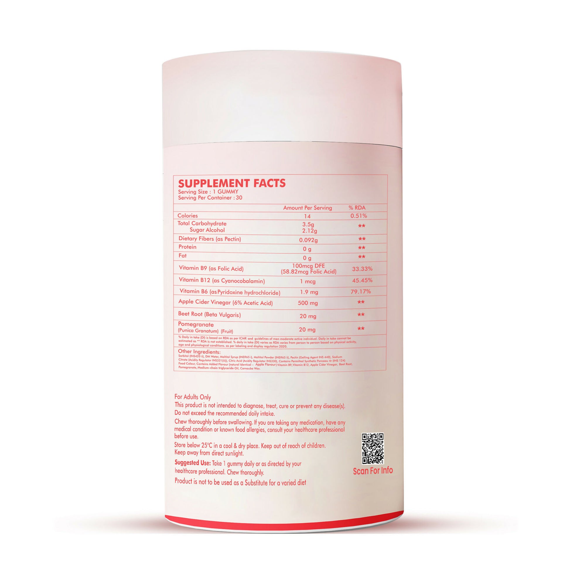 Dr. Morepen Apple Cider Vinegar Gummies - Apple Flavor - Distacart
