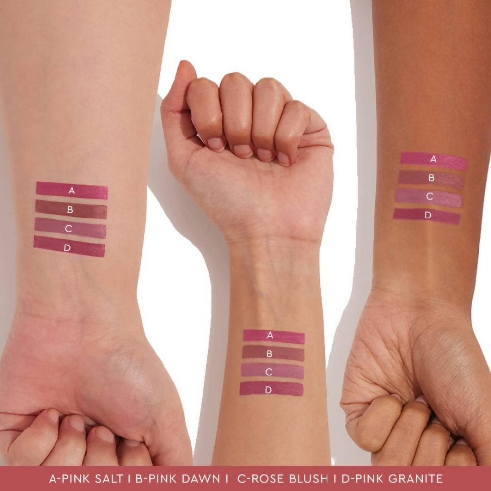 Kiro Four Play Non-Stop Airy Matte Liquid Lip Stack – Paramount Pink - Dista