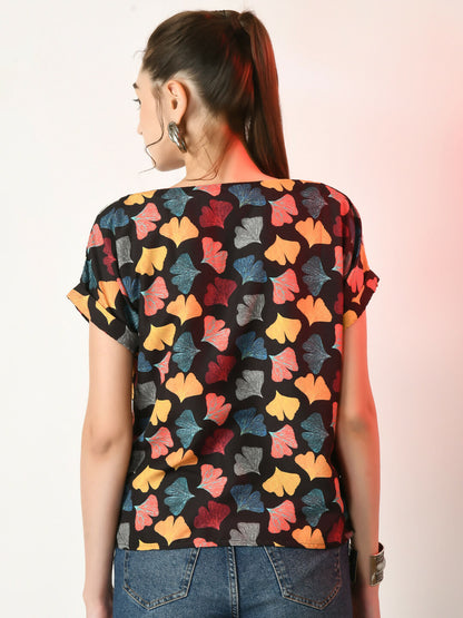 Myshka Women's Multi Printed Top - Distacart