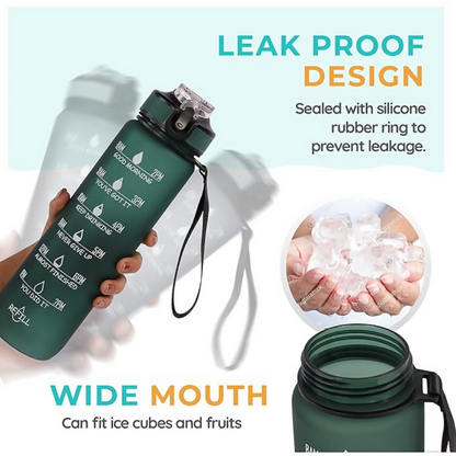 SOLARA Unbreakable Water Bottle - Hunter Green - Dista