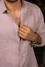 Thumbnail for Linen Pink Seafoam Serenity Shirt By Hilo Design