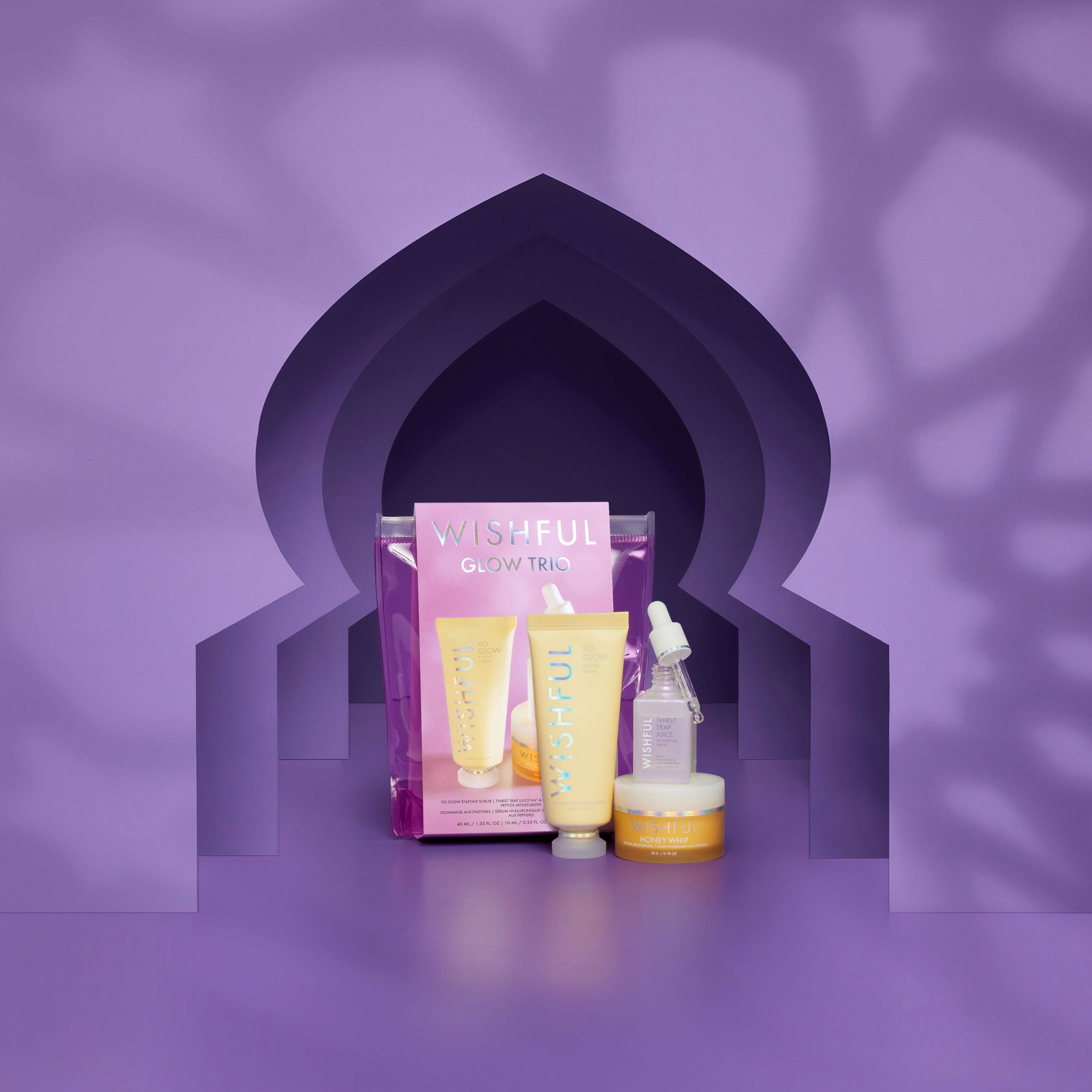 Wishful By Huda Beauty Glow Trio - Korean Skincare - Distacart