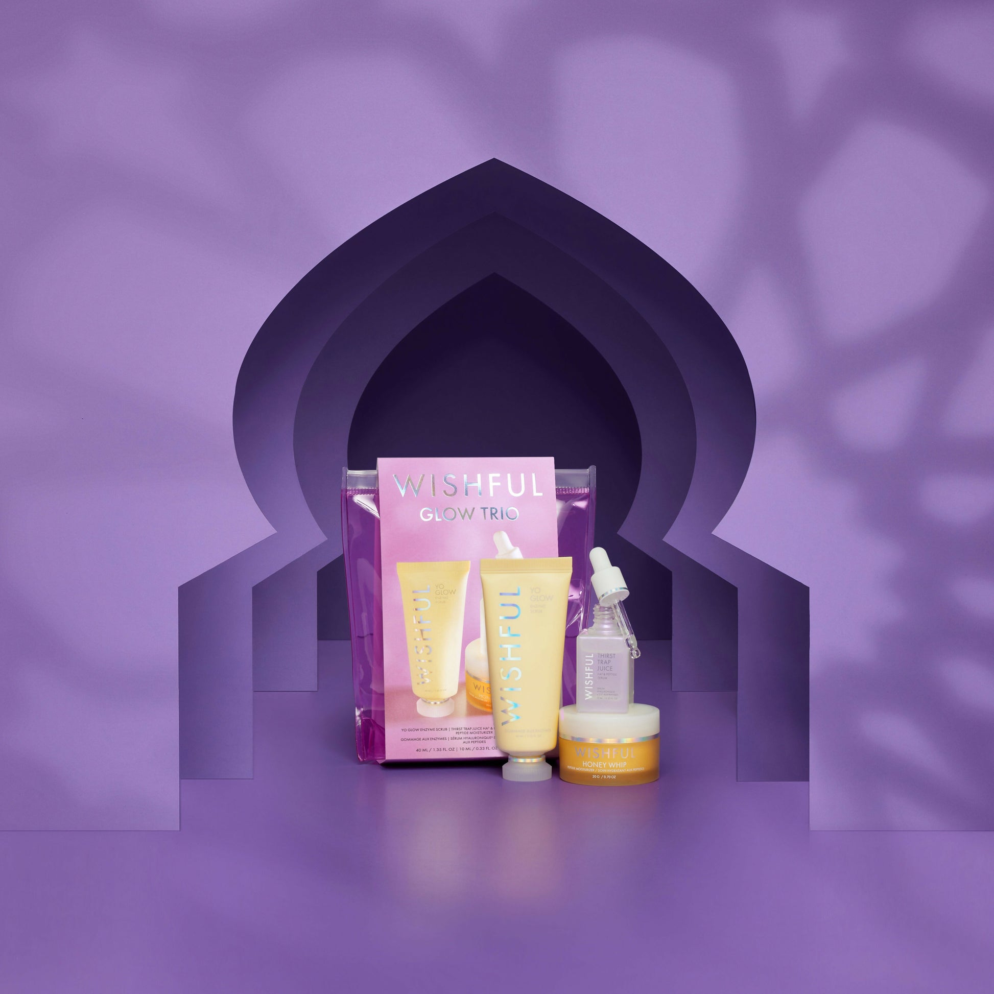 Wishful By Huda Beauty Glow Trio - Korean Skincare - Distacart