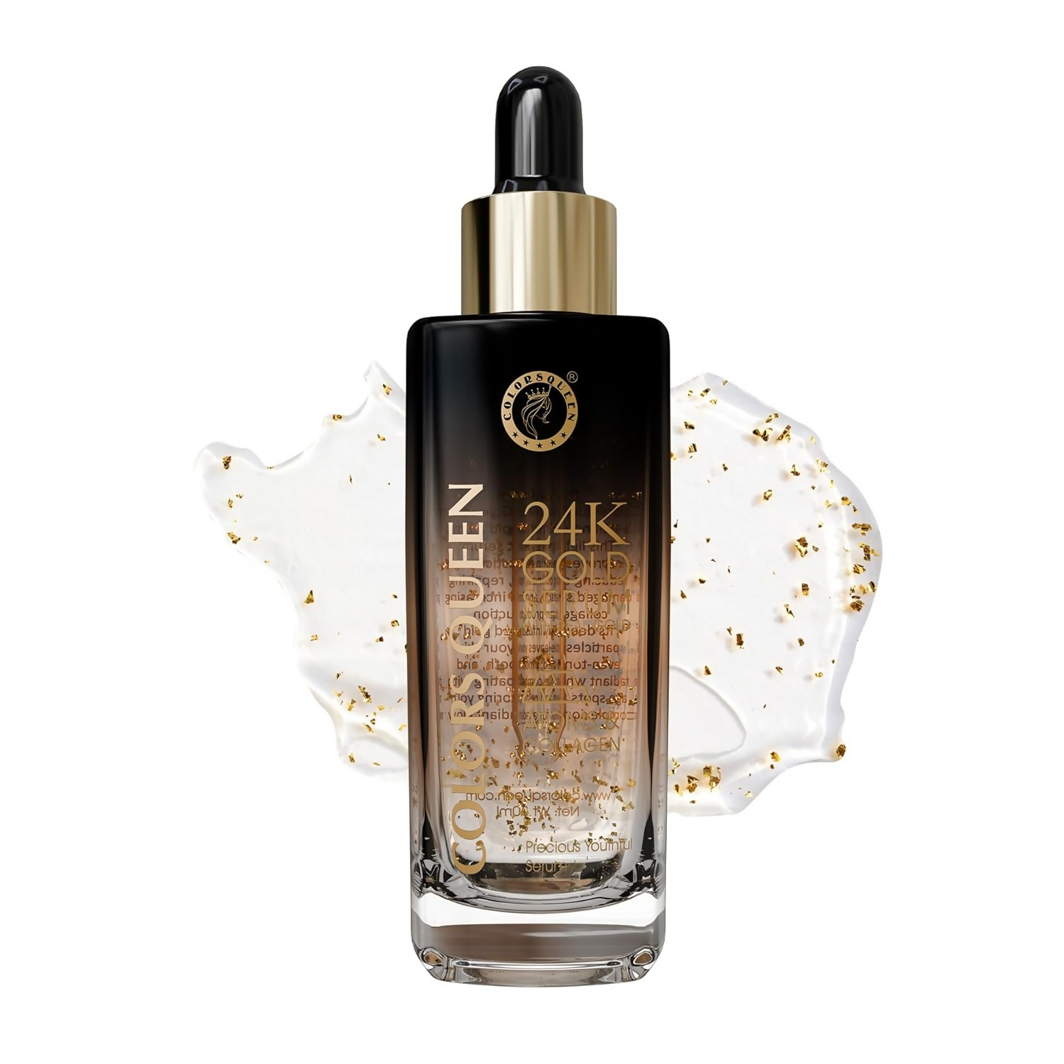 Colors Queen 24K Gold Serum With Niacinamide For Glowing Skin - Distacart