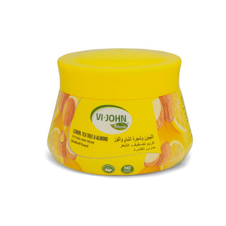 VI-JOHN Naturale Lemon,Tea Tre & Almond Styling Hair Cream Strength & Shine