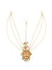 Layered Pearl Matha Patti (Gold) - Ruby Raang - Distacart