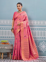 Thumbnail for Astita Gajari Silk Saree
