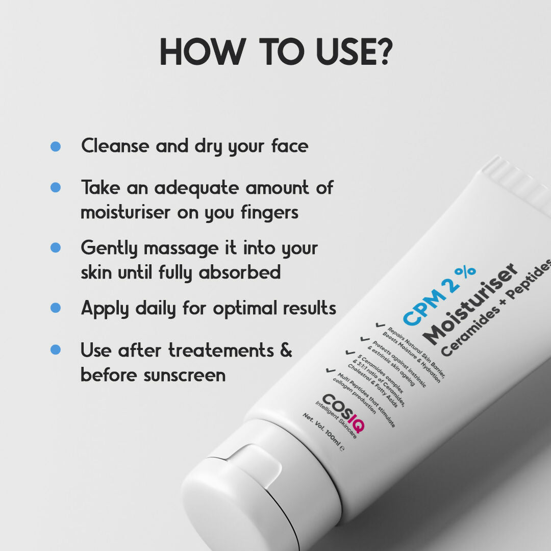 Cos-IQ CPM 2% Ceramides & Peptides Moisturizer - Distacart