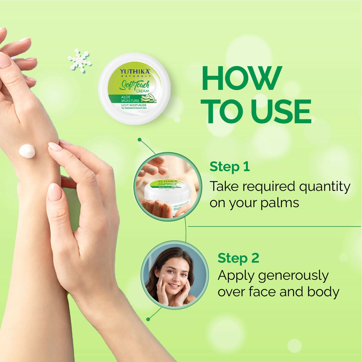 Yuthika Naturals Aloe Moisture Light Moisturizer Cream - Distacart