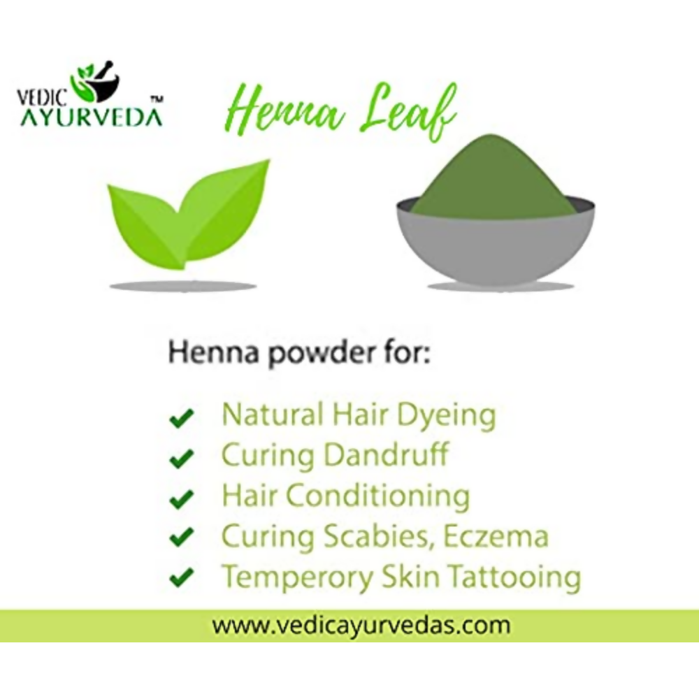 VedicAyurveda Henna Leaf Powder - Dista