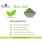 Thumbnail for VedicAyurveda Henna Leaf Powder - Dista