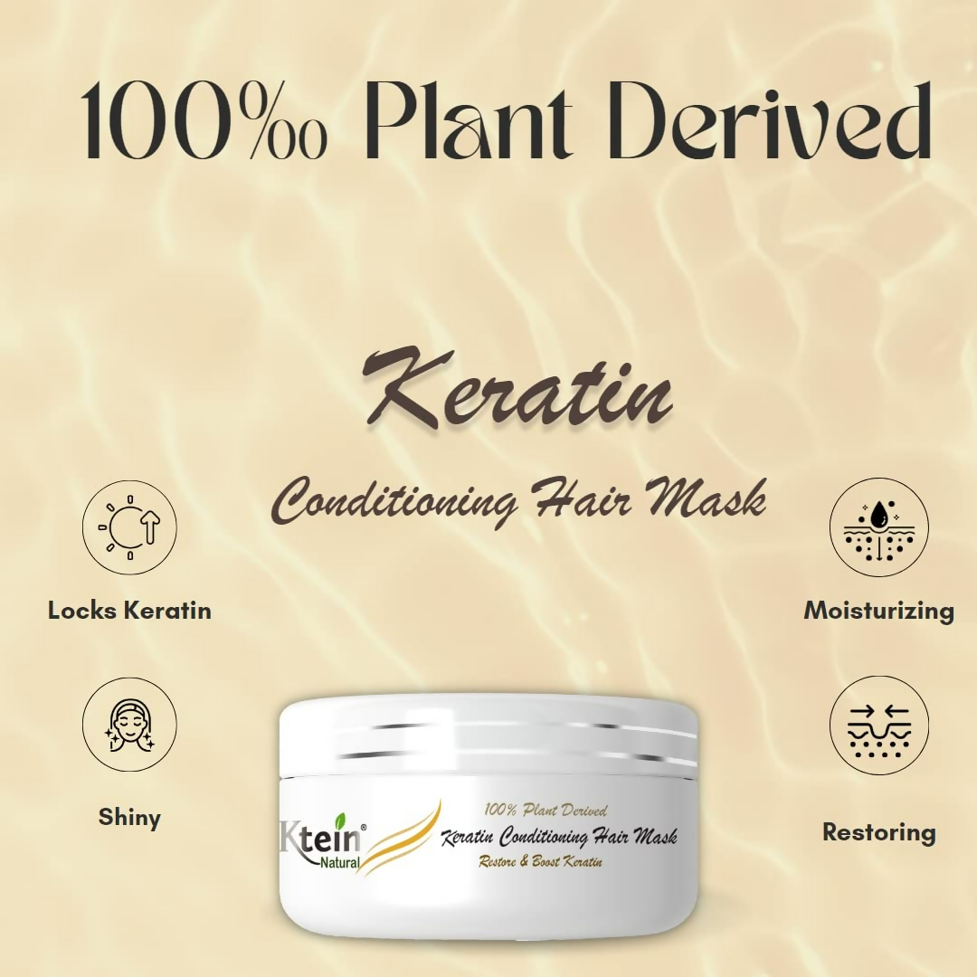 Ktein Natural 100% Plant Derived Keratin Shampoo & Conditioner Combo - Distacart