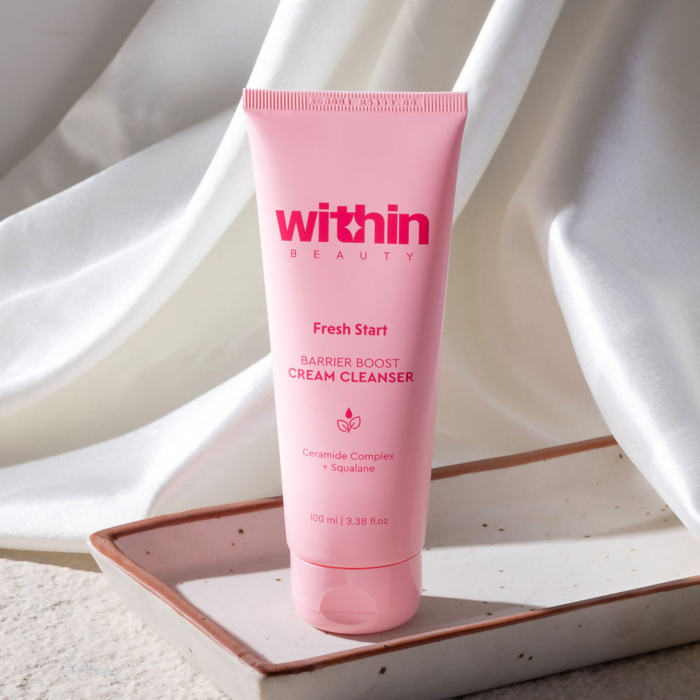 Within Beauty Fresh Start Barrier Boost Cream Face Cleanser - Distacart