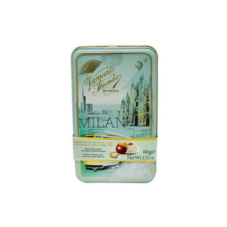 Ajfan Milk Chocolate Cappuccino Pralines In Milan Gift Tin - Distacart